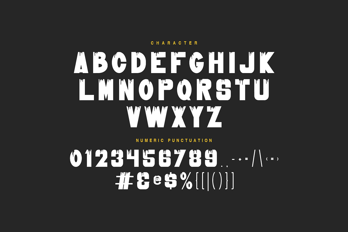 Liqudox Dripping Sans Display Font, a Sans Serif Font by Maulana Creative (Photo 7 of 8)