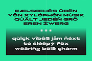 Exheval, a Sans Serif Font by graphicook (Thumbnail 5 of 10)