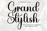 Grand Stylish, a Handwritten Font by FreshTypeINK (Thumbnail 1 of 7)