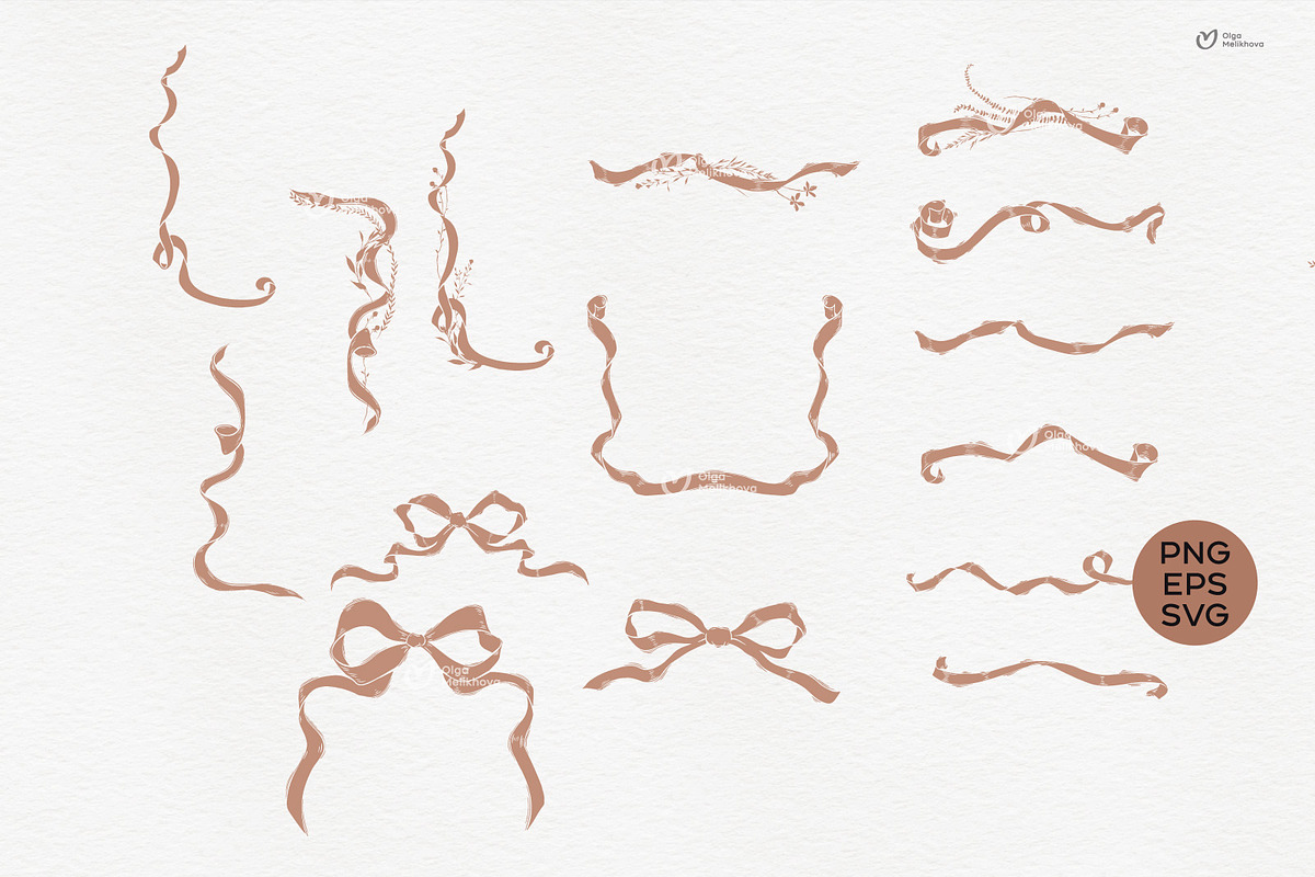 Hand Drawn Wedding Clipart Bundle, an Illustration by ollalya (Photo 5 of 10)