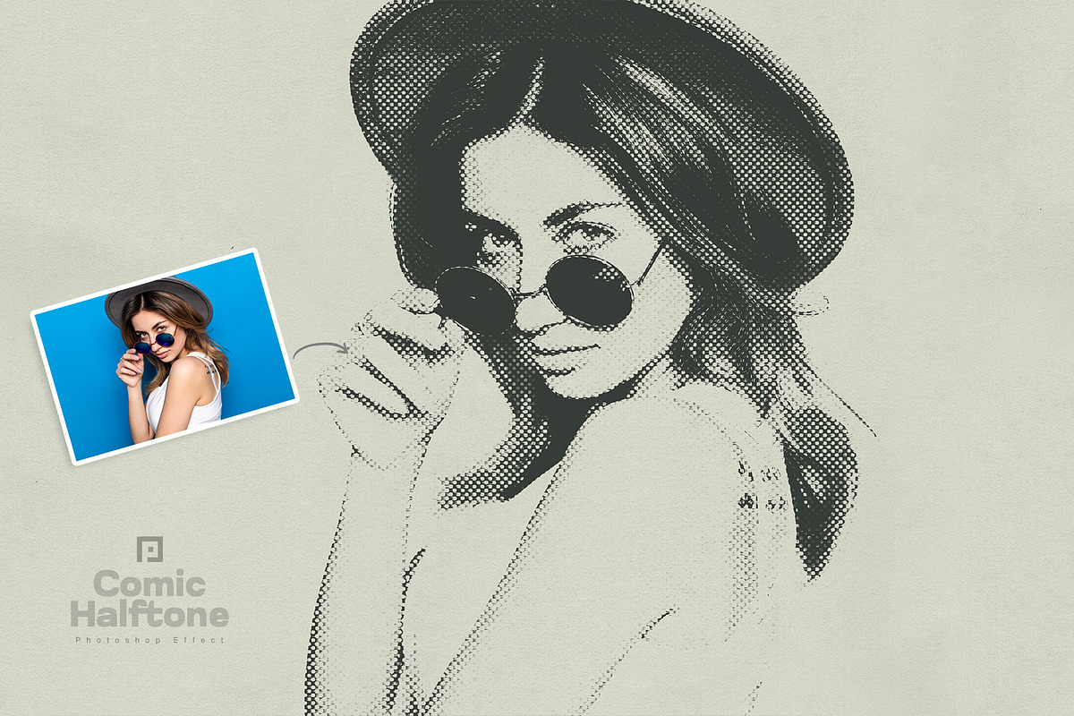 Comic Halftone Poster Photo Effect, an Action Add-On by Shovajit (Photo 5 of 7)