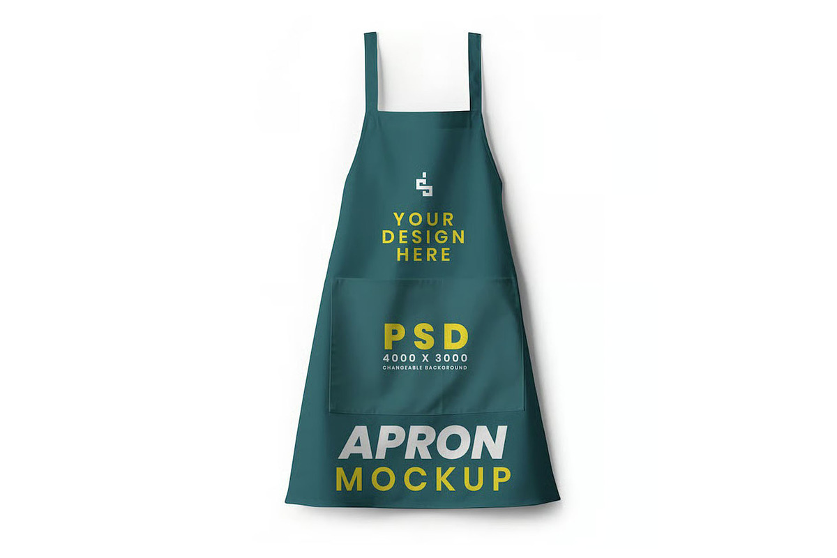 Apron Mockup Template, a Household Mockup by DesignRushMarket (Photo 4 of 5)