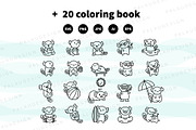 Cute Axolotl Summer Season, a Seasonal Illustration by Palau (Thumbnail 11 of 12)