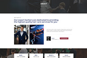 Barber, Hair Salon & Tattoo Shop, a WordPress Template by HasnainDEV (Thumbnail 2 of 6)