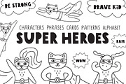 Super heroes. Kids edition., an Animal Illustration by cutelevindesign (Thumbnail 1 of 13)