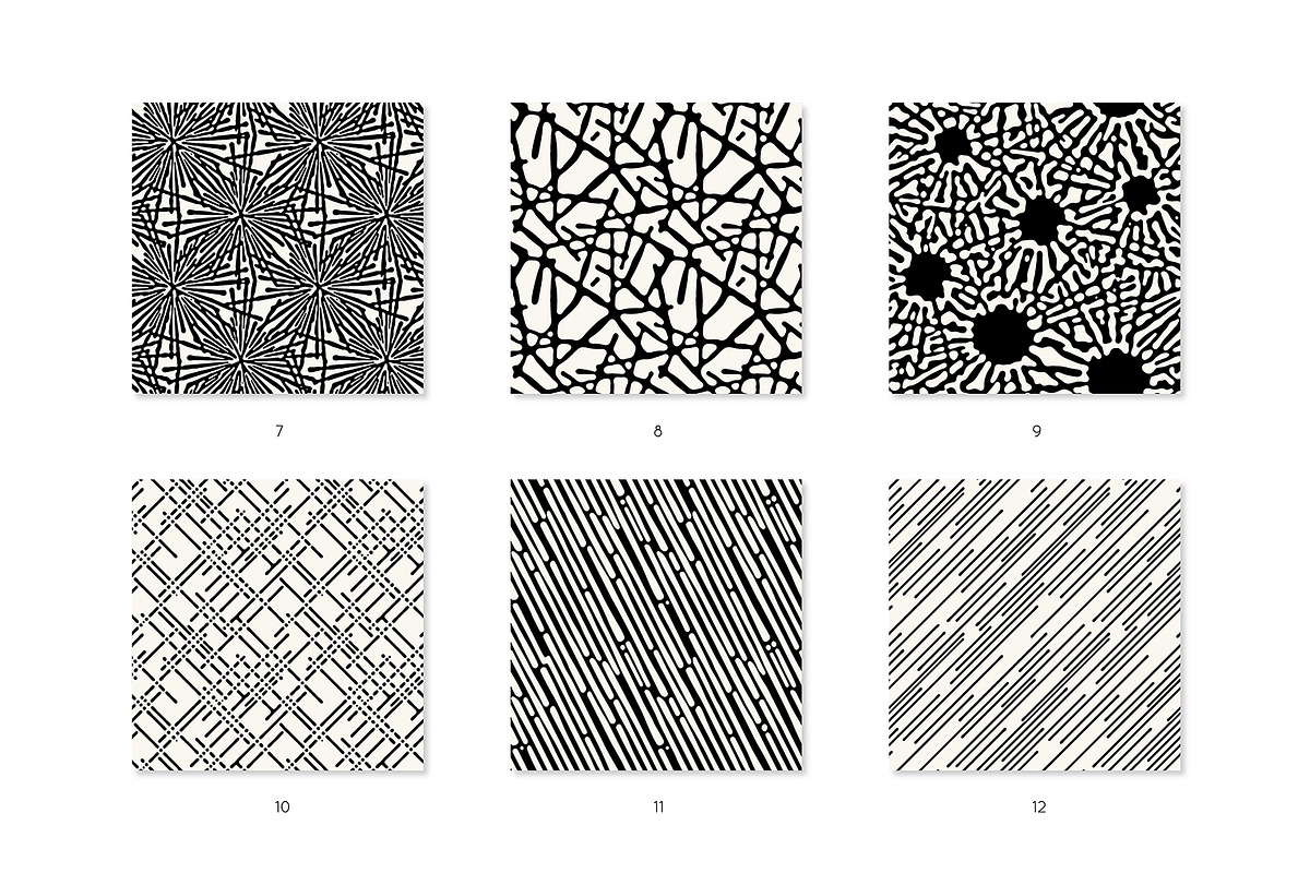 Timeless Seamless Patterns Set, a Pattern Graphic by Curly_Pat