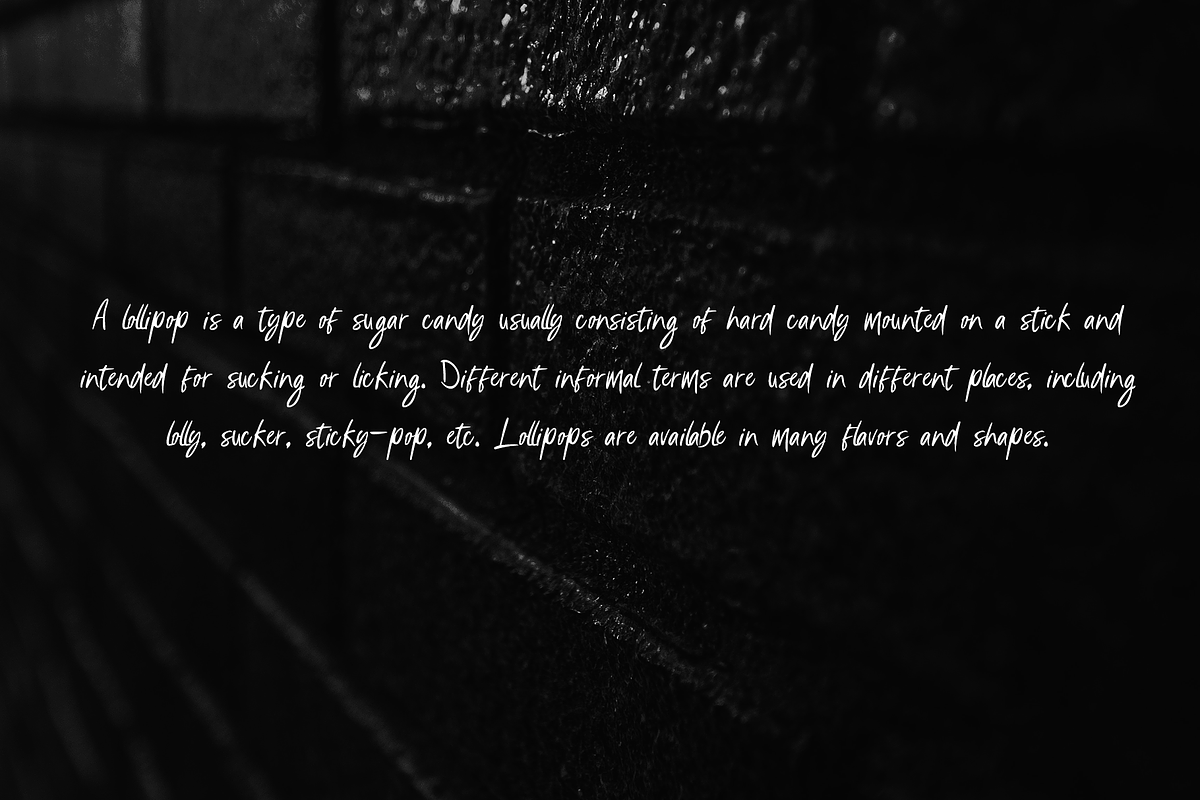 Hoshizora Font, a Handwritten Font by portype (Photo 3 of 5)