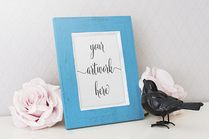 Romantic Photo Frame Mockup