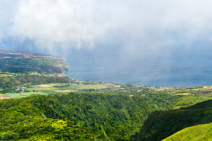 Scenic view from Mount Pelee in Martinique, a Nature Photo by Leonid Andronov