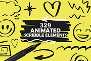 Animated Scribble Elements, a Templates & Theme by alexdndz (Thumbnail 1 of 2)