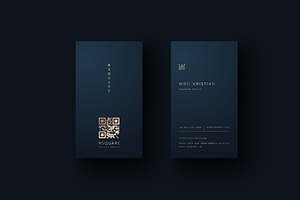 5 In 1 Vertical Luxury Business Card