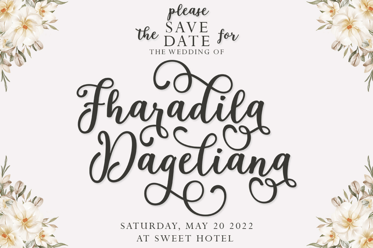 The Farmhouse, a Script Font by Strong.co (Photo 2 of 8)