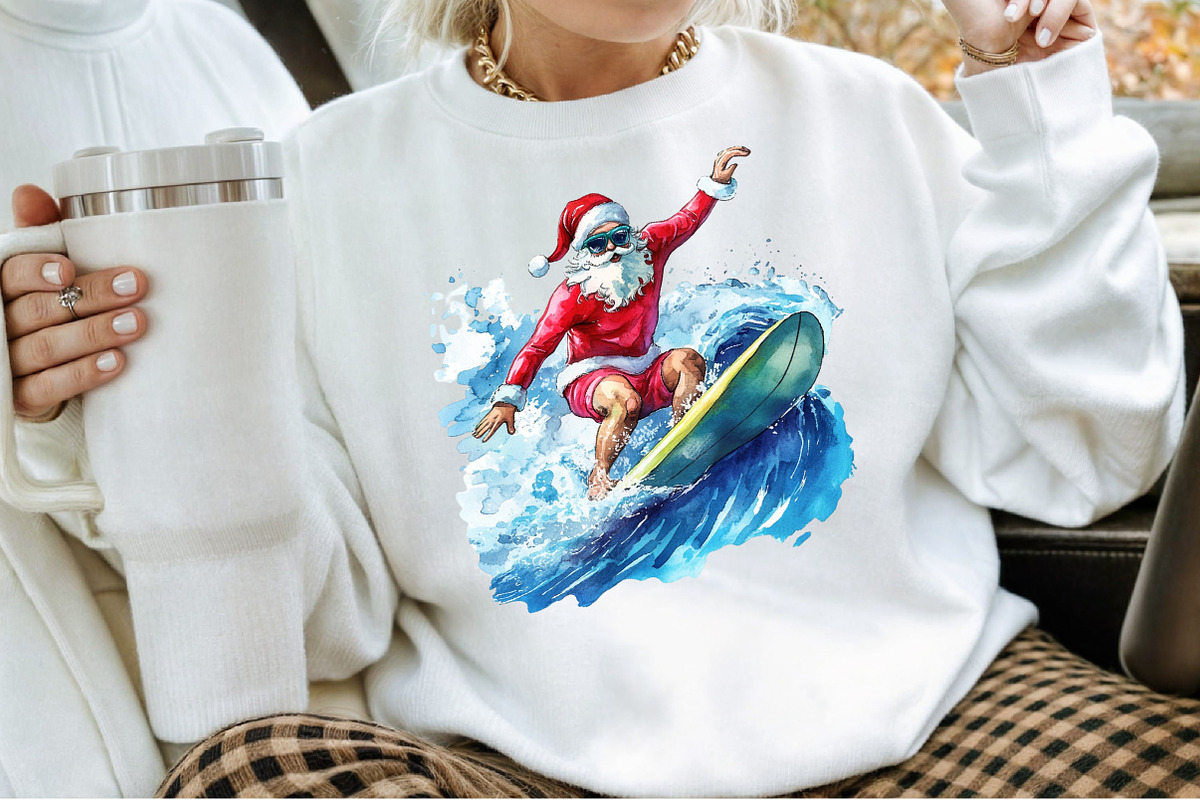 Watercolor Christmas In July Clipart, an Illustration by Sublimation Artist (Photo 4 of 6)