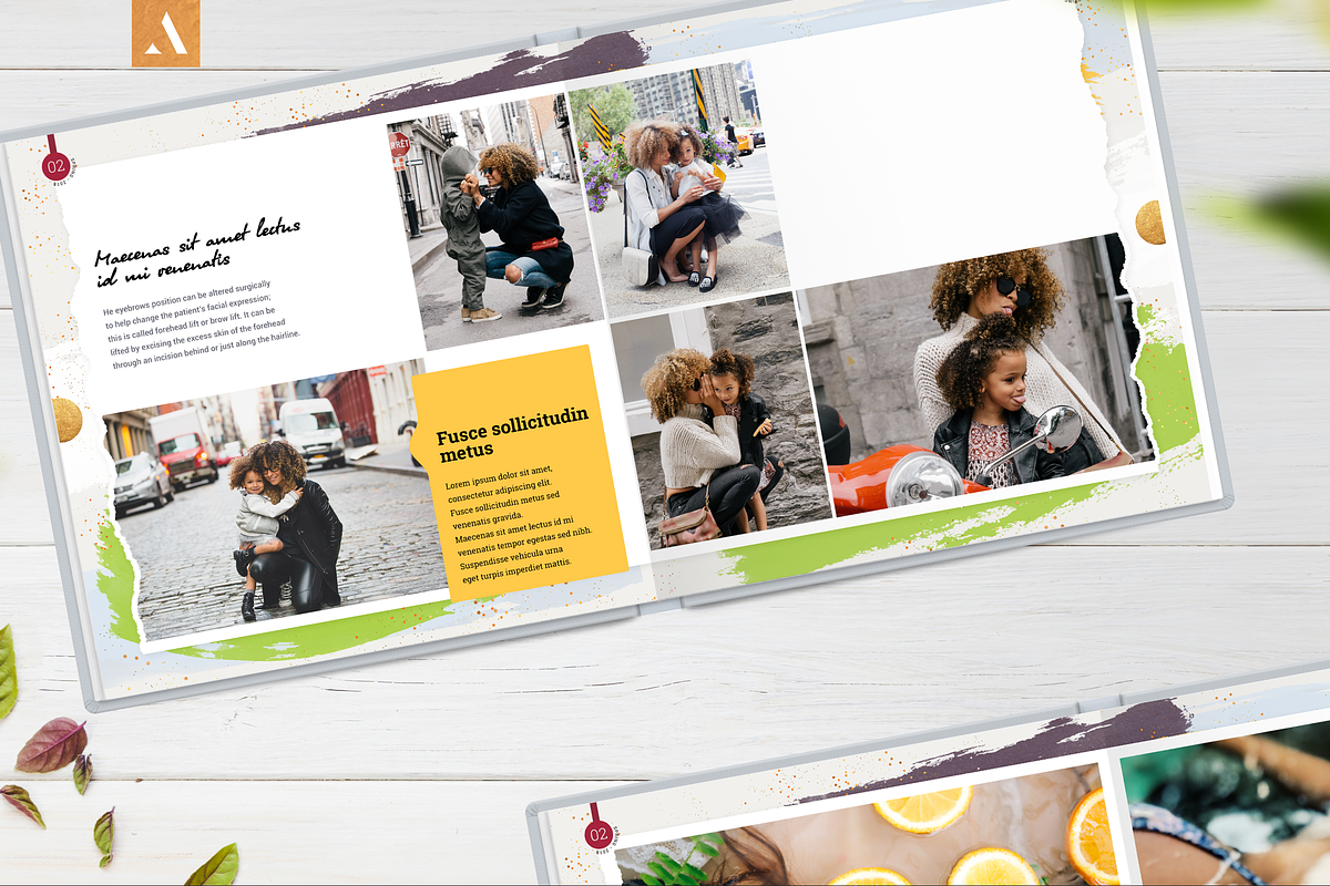 12x12 Photo Album Template / Aurora, a Brochure Template by ArealPro (Photo 15 of 18)