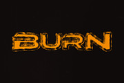 Burnout PSD Text Effect Template, a Layer Style Add-On by Posterfello (Thumbnail 3 of 3)