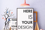 5 Christmas mockups posters, a Print Template by FilL239 (Thumbnail 1 of 5)