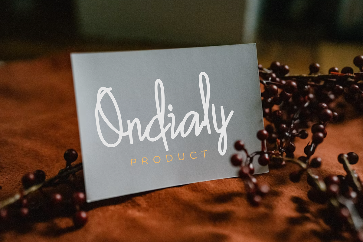 Rajuttia - Natural Handwritten Font, a Handwritten Font by idealistudio (Photo 3 of 8)