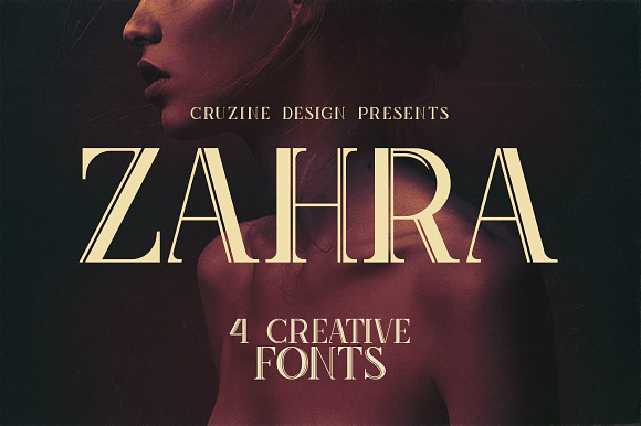 Zahra Typeface preview 8
