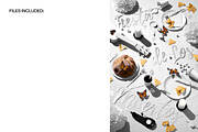 Halloween Muertos Party Table Mockup, a Cups & Container Mockup by creatsy5 (Thumbnail 2 of 5)