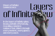 Dazney Blur, a Sans Serif Font by Craft Supply Co. (Thumbnail 7 of 8)