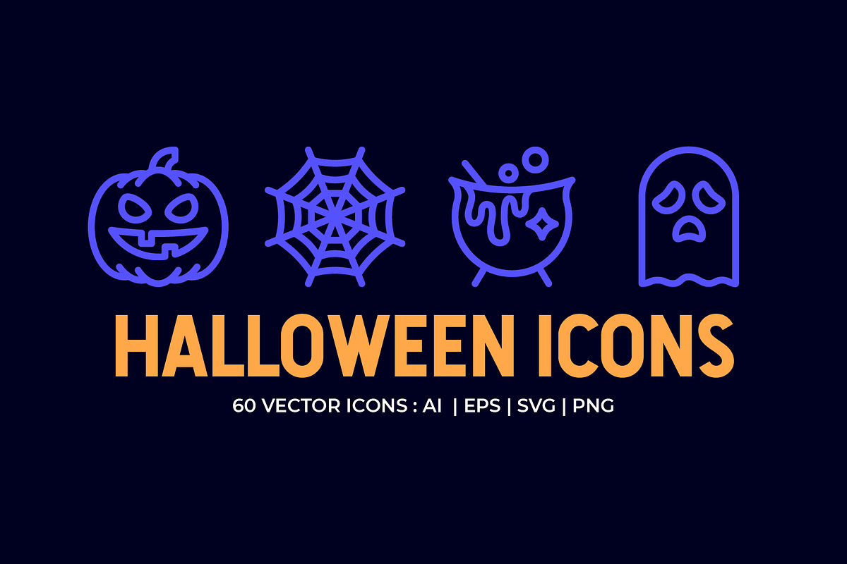 Halloween Line Icons, an Outline Icon by Abstracto-Create (Photo 1 of 7)