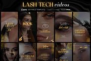 Lashes Instagram Video Reels, a Social Media Template by design4social (Thumbnail 1 of 9)