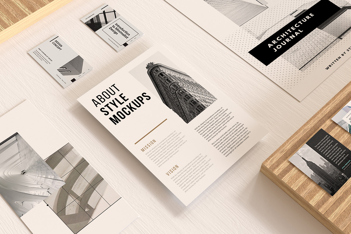 Brand - Paper Mockups, a Product Mockup by StyleMockups (Photo 8 of 11)