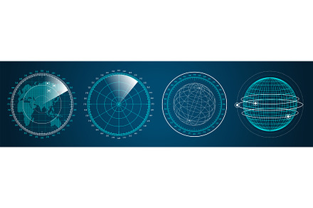 Futuristic graphic user interface