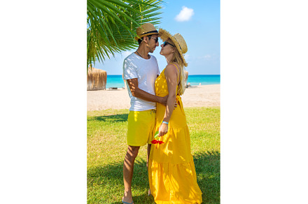 Man and woman together on vacation, a Person Photo by yanadjana