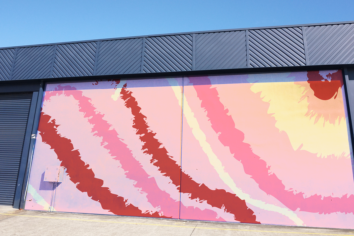 PSD mockup — rendered outdoor wall, an Advertising Mockup by Tania Hearn Studio (Photo 2 of 3)