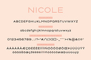 Nicole | Modern Wide San Serif Font, a Sans Serif Font by Monterey Studio (Thumbnail 4 of 6)