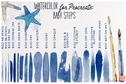 Baby Steps: Procreate Watercolor Set, a Brush Add-On by BooStudio (Thumbnail 7 of 10)