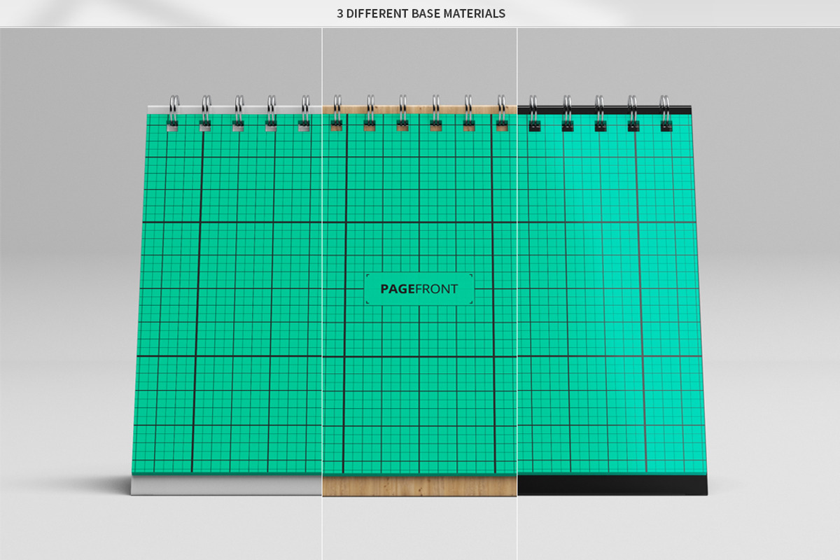 A5 Desk Calendar Mock-Up, a Mockup by MassDream (Photo 10 of 10)