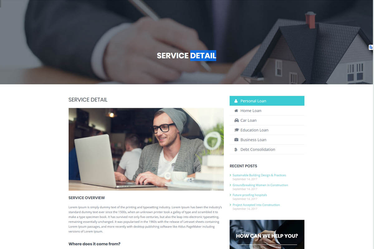 LoanOffer - Loan & Business Theme, a WordPress Template by Cherry Wordpress Theme (Photo 8 of 10)