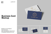Business Card Mockup, an Advertising Mockup by Graphiculon (Thumbnail 1 of 11)