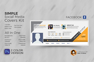 Business Social Media Covers, a Social Media Template by MRI STUDIO