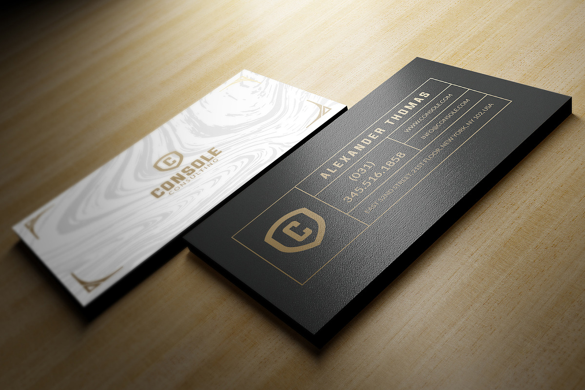 Classy Business Card, a Business Card Template by Marvel (Photo 3 of 5)