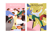 Business processes posters set, a Finance Illustration by PaperTrident (Thumbnail 2 of 3)