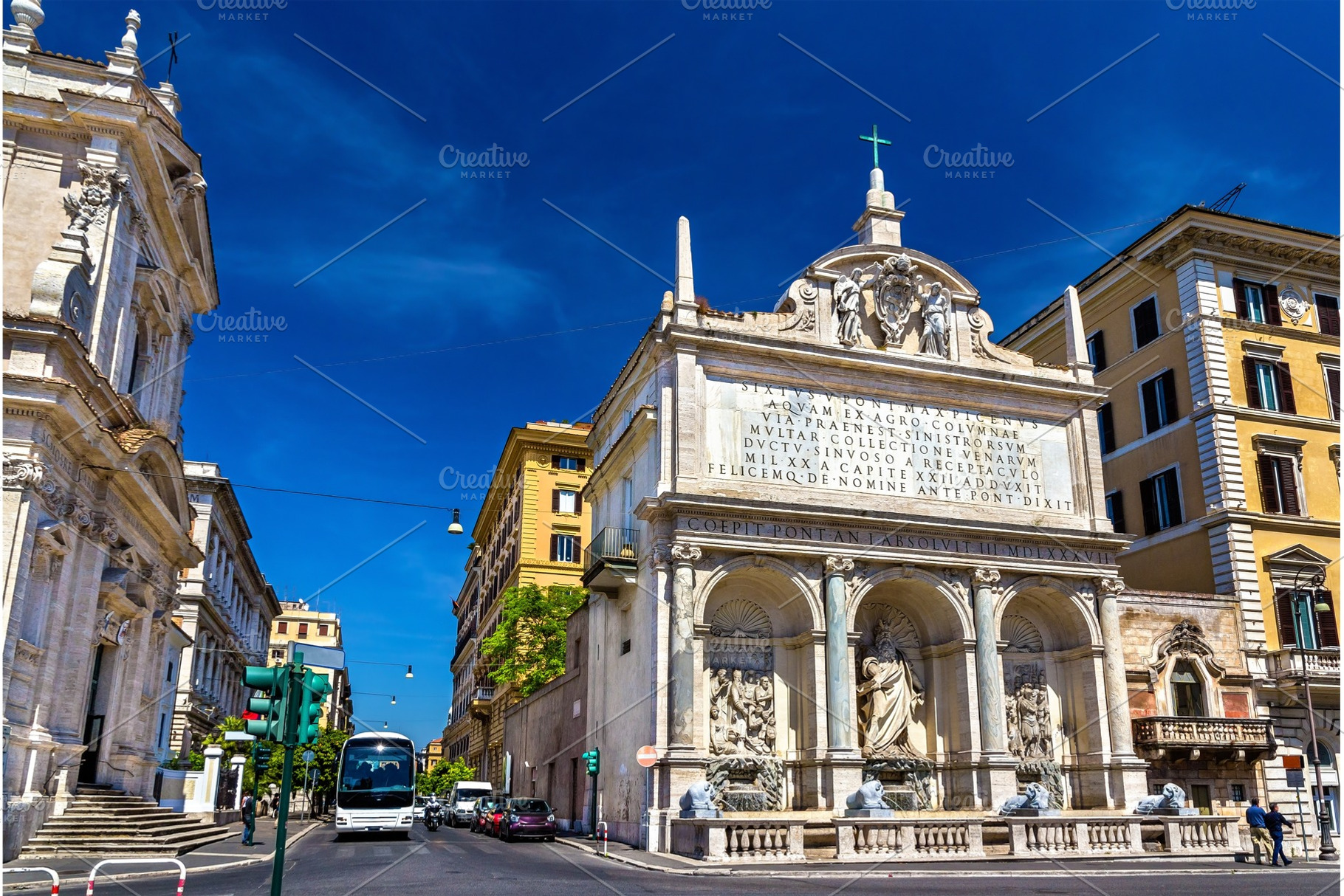 Fontana dell'acqua felice in rome featuring rome, fountain, and italy, an Architecture Photo by Leonid Andronov
