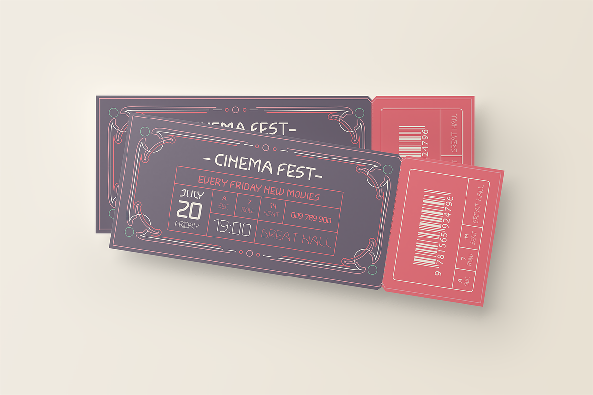 Event Ticket Template, an Invitation Template by Wild Ones (Photo 1 of 4)