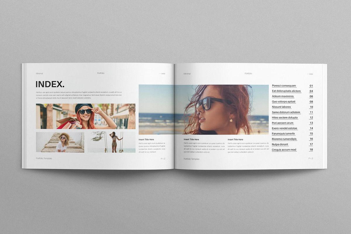 Portfolio Template Landscape, a Magazine Template by MassiveCreator (Photo 2 of 9)