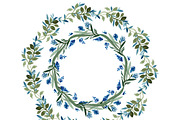 Watercolor cliparts +1 brush, an Object Graphic by Elena Terzi (Thumbnail 2 of 5)