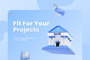Finance & Business 3D Icons, an Object 3D Model by Azam Creative (Thumbnail 4 of 5)