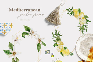 Mediterranean Watercolor Set