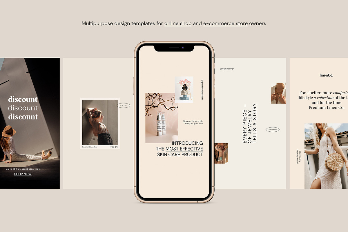 Online Stores Social Media Templates, a Social Media Template by September 5th (Photo 13 of 21)