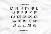 Srame - Modern Stylish Serif Font, a Serif Font by Typebae (Thumbnail 8 of 10)