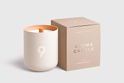 Candle Glass Package Mockup Set, a Household Mockup by GraphicWave (Thumbnail 1 of 13)