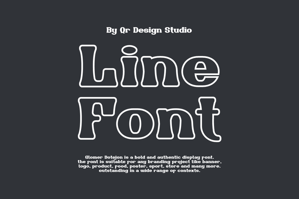 Glomer Dotejon - College Font, a Serif Font by QR Design Studio (Photo 3 of 9)