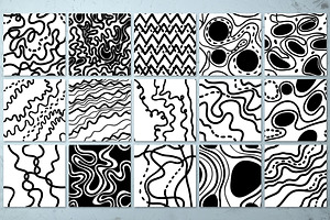 LINES, Abstract Seamless Patterns