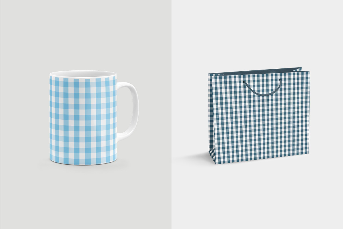 Gingham and Micro Dot Patterns, a Pattern Graphic by Hello Mart (Photo 3 of 12)